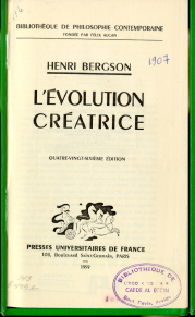 Henri Bergson - Evolutia creatoare